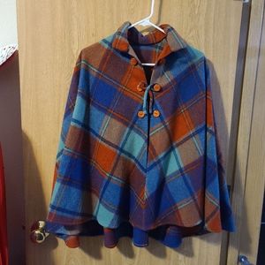 Plaid Cape